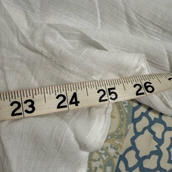 Aerie Cotton Blouse Eyelet XXL New with Tags Beach Coverup - Picture 6 of 8